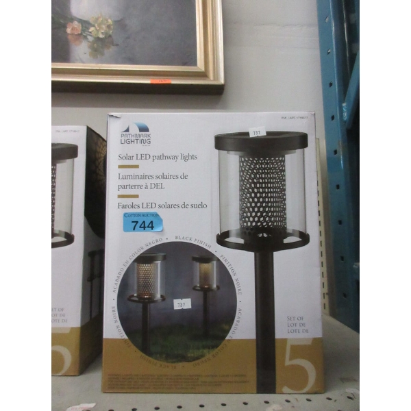 Pack of 5 Pathmark Solar LED Pathway Lights