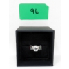 Image 3 : Green Amethyst, Mystic Topaz & Diamond Ring