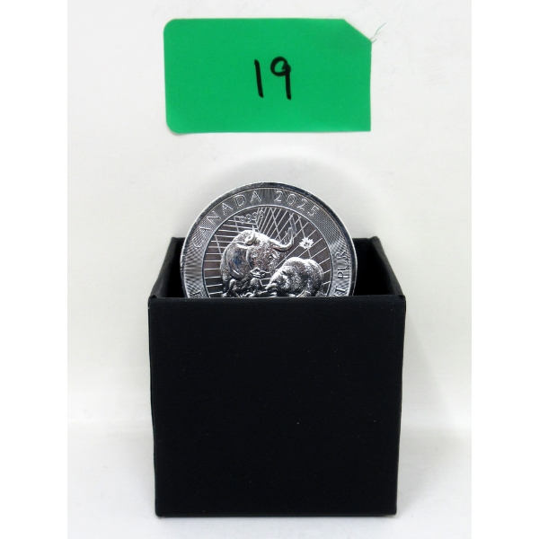 2 Oz .9999 Silver 2025 Bull/Bear Coin