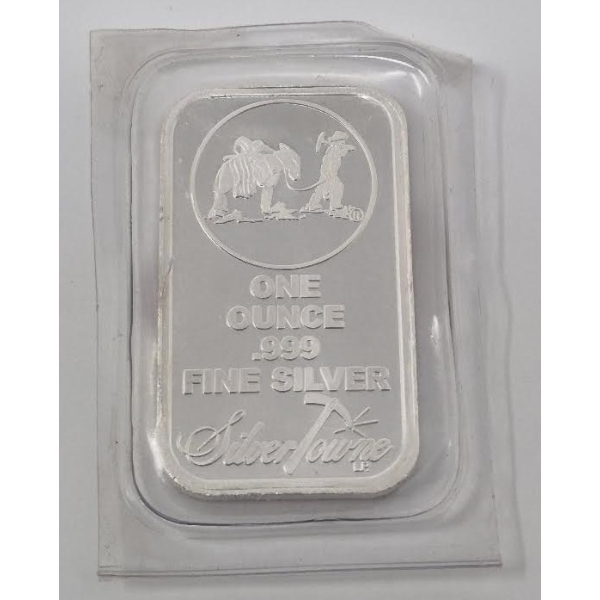 1 Oz .999 Silver Miner/Mule Bar 