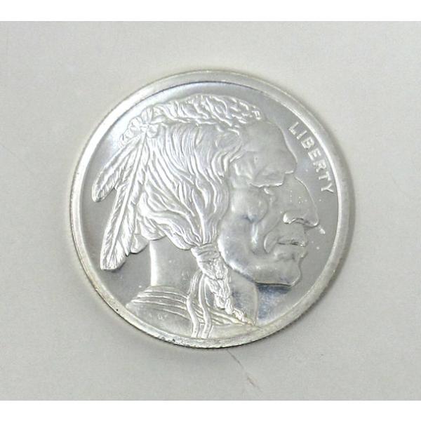 1 Oz .999 Silver USA Golden State Mint Round 