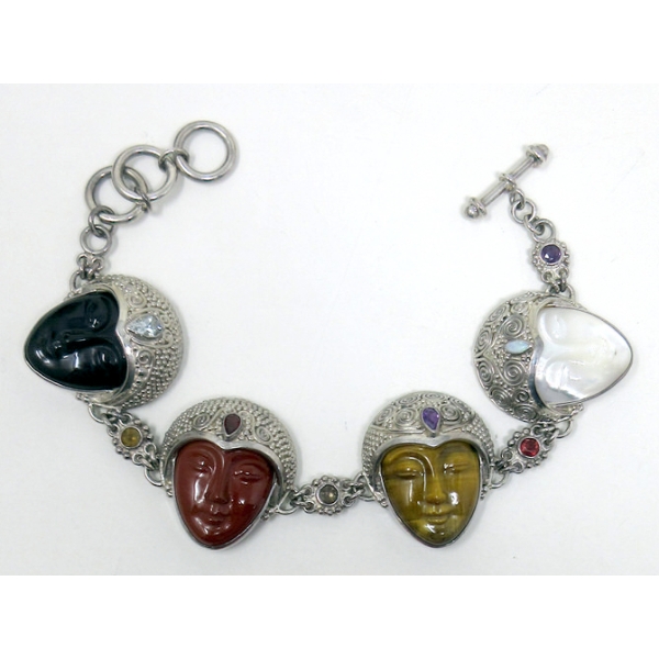 Sterling Silver Sajen Balinese Bracelet