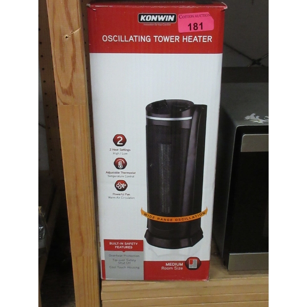 Konwin 16" Oscillating Tower Heater
