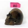 Image 1 : 2335 Carat 3D Artist Hand Carved Tigers Eye Gemstone Skull   