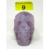 Image 1 : 331 Gram Hand-Carved Amethyst Gemstone 3D Skull