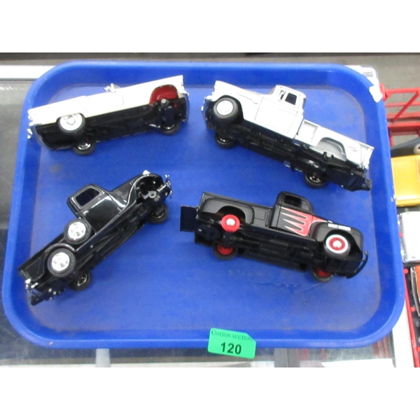 4 Diecast Scale Model Vehicles - 1:24 Scale