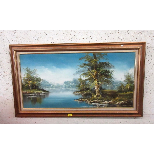 Large Landscape Oil Painting - 55" x 32"