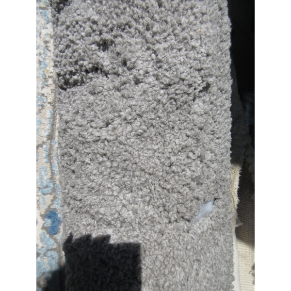 8' x 10' Grey Shag Area Carpet 