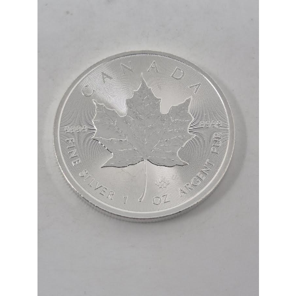 1 Oz .9999 Silver 2025 Canada Maple Leaf Coin