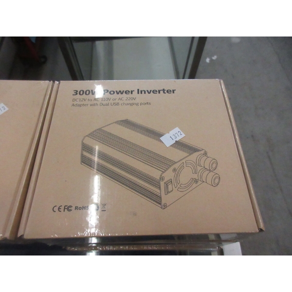 3 New 300W Power Inverters - Dual USB Ports