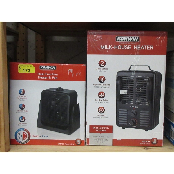 Konwin Milk-House Heater & Heater/Fan