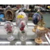 Image 1 : 6 Collectible Egg Shaped Decorations - Preowned