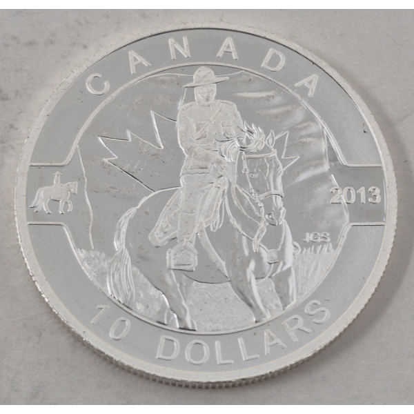 1/2 Oz .9999 Silver Royal Canadian Mounted Police Coin