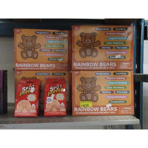New Spot Popper Games & Rainbow Bears Toys