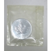 Image 2 : 1 Oz .9999 Silver 1999 Maple Leaf Coin 
