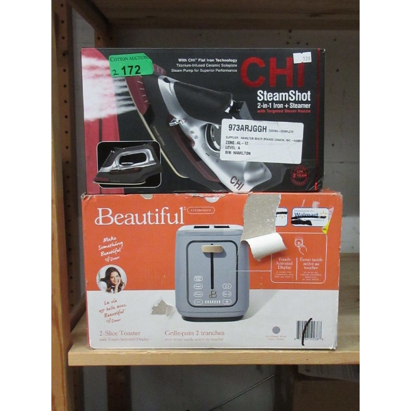 Drew Beautiful Toaster & Chi SteamShot Iron