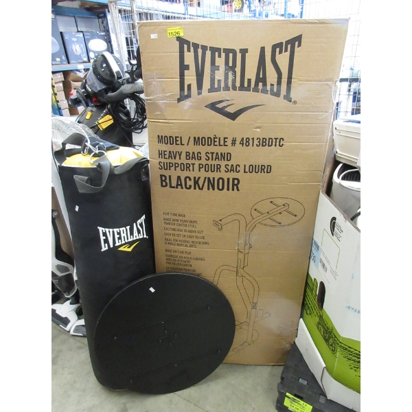 Everlast Heavy Bag, Bag Stand and Base