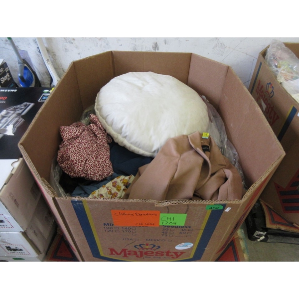Skid of Clothing and Soft Household Goods
