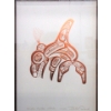 Image 2 : Framed Set of 3 Copper-Tone Bill Reid Prints