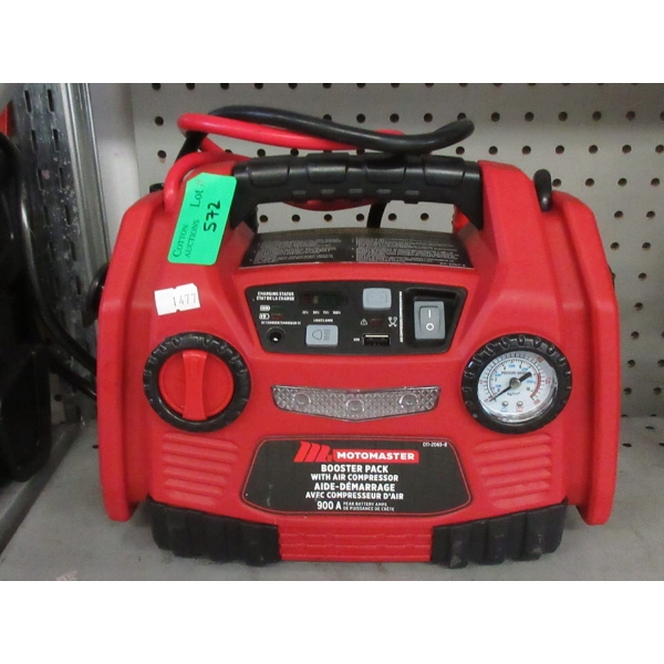 Motomaster Booster Pack w/ Air Compressor