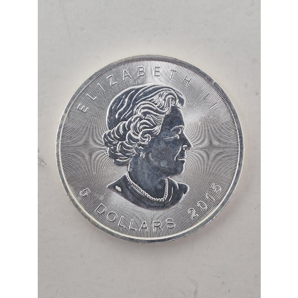 1 Oz .9999 Silver 2015 Canada Maple Leaf Coin 