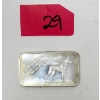 Image 1 : 1 Oz .999 Silver Doberman Pinscher Art Bar 