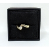 Image 2 : 14KT Gold 9-Stone Diamond Ring 
