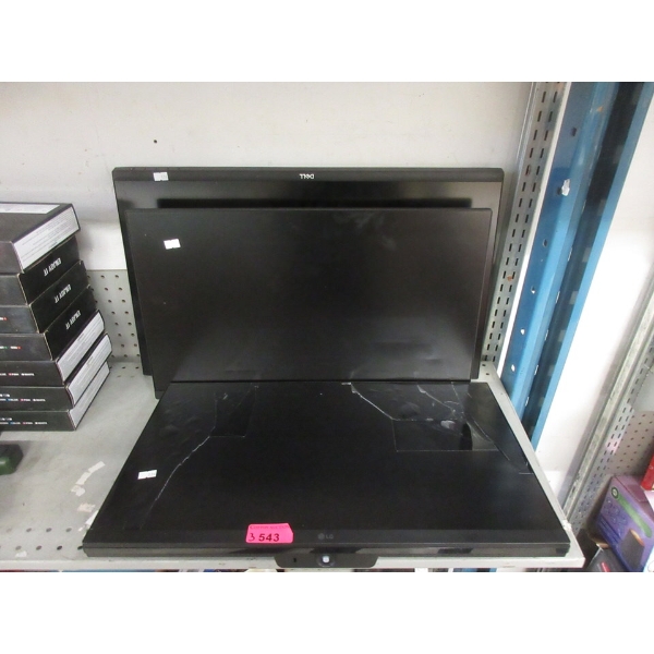 LG 24", Asus 24" and Dell 27" Monitors - Preowned