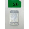 Image 1 : 1 Oz .999 Silver Liberty 2-Sided Art Bar 