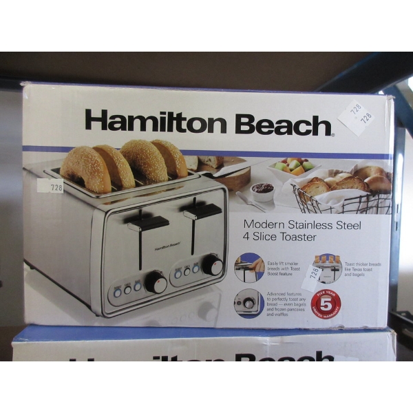 Hamilton Beach Stainless Steel 4-Slice Toaster
