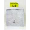 Image 2 : New Amethyst & Diamond Necklace