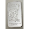 Image 1 : 1 Oz .999+ Silver 1991 Merry Christmas Bar 