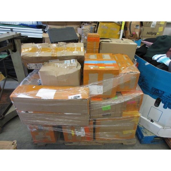 Skid of Boxed Customer Return Light Fixtures