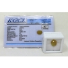 Image 1 : 4.2 CT Oval-Shape Yellow Sapphire Gemstone 