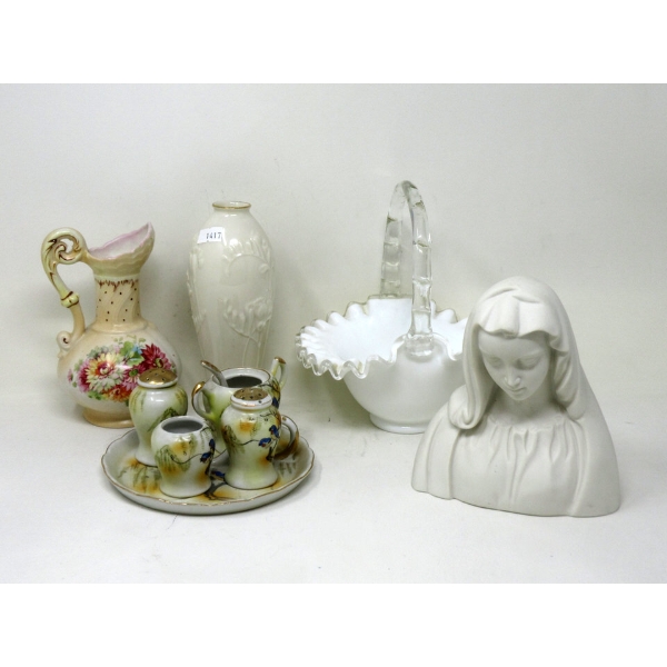 5 Vintage Glass & Porcelain Pieces