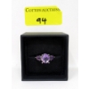 Image 3 : New Amethyst Trinity Ring 