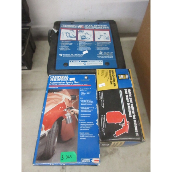 Sand Blaster, Auto Spray Gun & Engine Cleaning Gun
