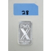 Image 1 : 1 Oz .9999 Silver Canadian PMX Bar 