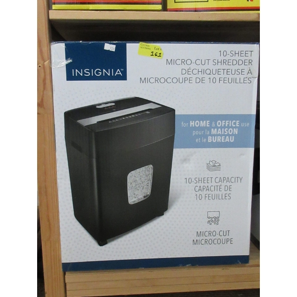 Insignia 10-Sheet Micro-Cut Paper Shredder
