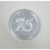 Image 2 : 1 Oz .9999 Silver 25th Anniversary Royal Canadian Mint Coin 