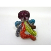 Image 6 : 3 Rhinestone Octopus Rings & 1 Octopus Bracelet