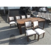 Image 1 : Family Size Dining Table with 6 Matching Chairs