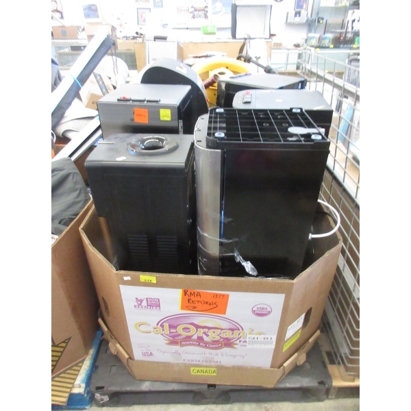 Skid of Assorted Brands of Water Coolers