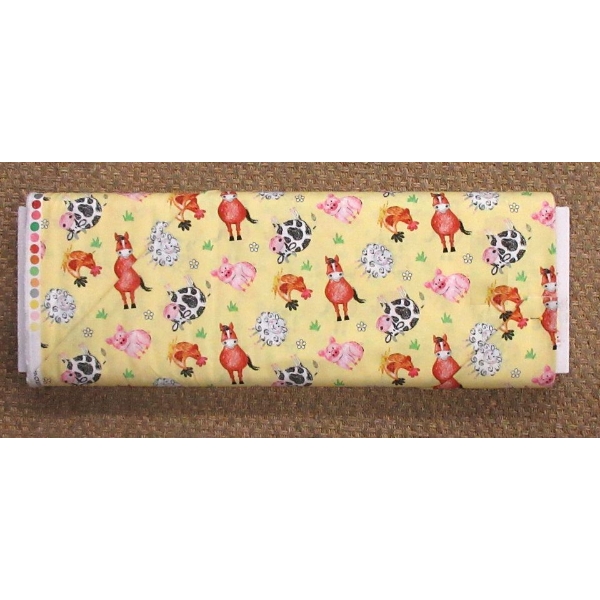 13.5 M of New 100% Cotton Fabric - 44" Wide