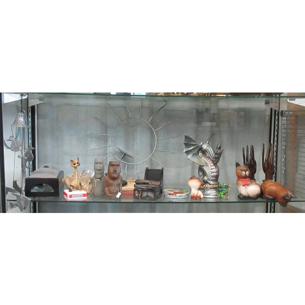 Shelf Lot of Figurines & Decorative Items