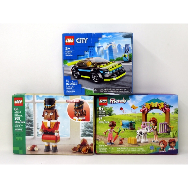 3 New LEGO  Building Toy Sets - Age 5+ & 8+