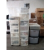 Image 1 : 7 Piece Lot of Storage Towers & Tote