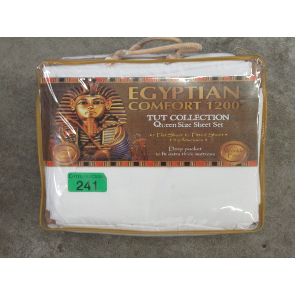 New Queen Egyptian Classic 6 Pc. Sheet Set - White