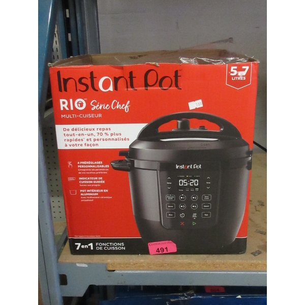 Instant Pot 6 QT Chef Series Rio Multicooker