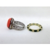Image 3 : 2 x Sterling Silver Estate Rings 